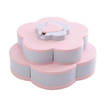 Snack Storage Tray Flower Design Home Food Storage Box Bandejas de armazenamento