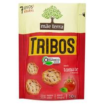 Snack Tribos Integral Orgânico Tomate e Manjericão MÃE TERRA 50g