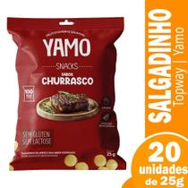 Snack Yamo Topway Churrasco 25g - Embalagem com 20 Unidades