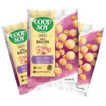 Snacks De Soja Good Soy Sabor Bacon Contendo 3 Pacotes De 25g Cada Snacks De Soja Good Soy Sabor Bacon Contendo 3 Pacotes De 25g Cada