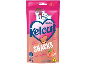 Snacks Kelco Kelcat Sabor Salmão 40g Snacks Kelco Kelcat Sabor Salmão 40g