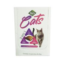 Snacks Nats Cats 3 em 1 para Gatos C/ 10 un de 60g