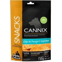 Snacks Pets du Monde Cannix Chips Frango e Legumes - 130 g