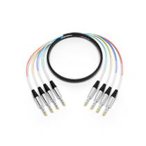 Snake Cable PRORECK Áudio blindado de 4 canais 3m 1/4" TRS Snake Cable PRORECK Áudio blindado de 4 canais 3m 1/4" TRS