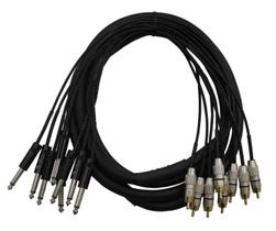 Snake Cable ProX Live Performance Gear XC-8PR10 de 8 canais Snake Cable ProX Live Performance Gear XC-8PR10 de 8 canais