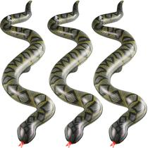 Snakes Bedwina inflável para piscina (pacote com 3) Jungle Safari de 1 m Snakes Bedwina inflável para piscina (pacote com 3) Jungle Safari de 1 m