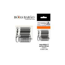 Snap barao unilock c/girador 477 0,80mm n 02 c/10 - BARÃO