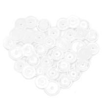 Snap Button Set Sheens Harmless Resin 1000 conjuntos White T3