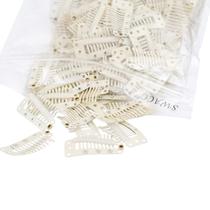 Snap Clips SWACC para extensão de cabelo, peruca DIY, 100 unidades