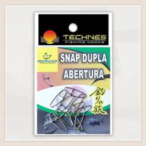 Snap dupla abertura technes - c/ 10 unid