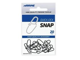 Snap Marine Sports Quick Lock Pacote com 20 Unidades