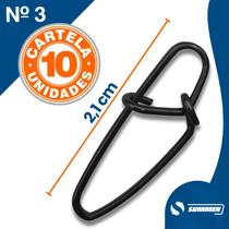 Snap Pesca Super Force Matadeira Cartela 10pcs Engate Rapido Snap Pesca Super Force Matadeira Cartela 10pcs Engate Rapido