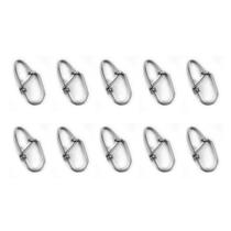 Snap Unilock Aço Inox 10 Unidades - Bóias Barão Snap Unilock Aço Inox 10 Unidades - Bóias Barão