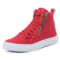 Sneaker Feminino Tênis De Academia GuGi - BOTINHAFIT - Vermelho