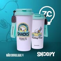 Snoopy Copo Térmico com Tampa 500ml - Zona Criativa