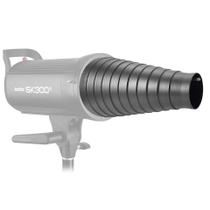 Snoot Cone Para Flashs de Estúdio F300, Sk300, Sk400 Qs600 - MAKO