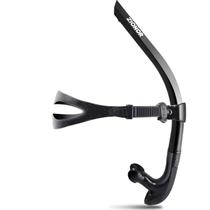 Snorkel de natação ZIONOR T1 para treinamento de mergulho de volta - preto