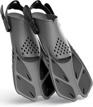 Snorkel Fins Greatever, fivelas ajustáveis, salto aberto, adulto Snorkel Fins Greatever, fivelas ajustáveis, salto aberto, adulto