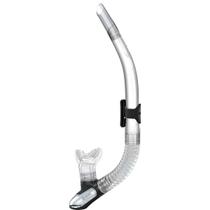 Snorkel Mares Ergo Flex Silicone transparente para mergulho e snorkel