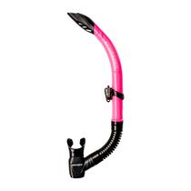 Snorkel SCUBAPRO Escape Semi-Dry com válvula de purga rosa