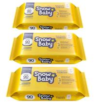 Snow Baby Toalhas Umedecidas Hidratação Intensa 90un Kit 3un Lençinho Snow Baby Toalhas Umedecidas Hidratação Intensa 90un Kit 3un Lençinho