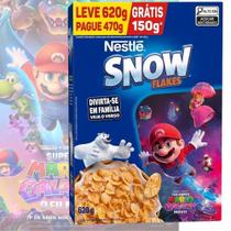 Snow Flakes Super Mario Galaxy O Filme 620g Cereal Matinal Edição Especial