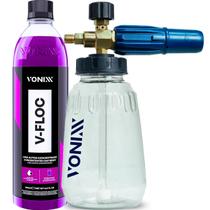 Snow Foam Fast e V Floc Vonixx Canhão de Espuma Densa e Aderente Shampoo Neutro Concentrado