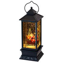 Snow Globe Lantern Romance Santa Music com temporizador e USB