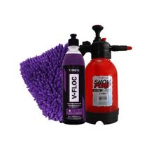 Snow Pump 3 em 1 Com V-Floc e Luva Tentáculos Kit Lavagem Completa com Espuma e Segurança Snow Pump 3 em 1 Com V-Floc e Luva Tentáculos Kit Lavagem Completa com Espuma e Segurança