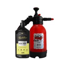 Snow Pump 3 em 1 Manual Espuma Densa Com High Shine Lava Auto Com Cera Automotiva