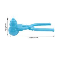 Snow Snowball Maker Clip Maker Ferramenta de molde de areia de neve em forma de animal