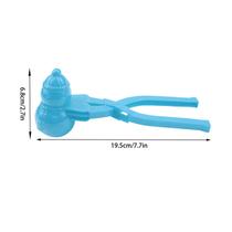 Snow Snowball Maker Clip Maker Ferramenta de molde de areia de neve em forma de animal