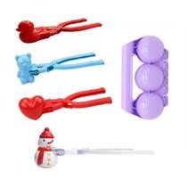 Snow Snowball Maker Clip Maker Ferramenta de molde de areia de neve em forma de animal Kit de brinquedos