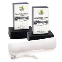 Soap Bar Southern Natural Activated Charcoal 130g, pacote com 2