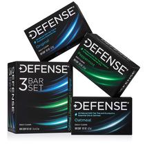 Soap Defense Soap, totalmente natural, barra de melaleuca, pacote com 3 barras