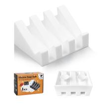 Soap Dishes Coipdfty Upgrade Suction Silicone Shower (1, branco)