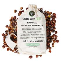 Soap Nuts Cure wid Pure Organic Deseeded 450g +2 sacos de lavagem