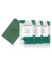 Soap Oars + Alps, esfoliante de carvão vegetal e hortelã, 180 mL, pacote com 3
