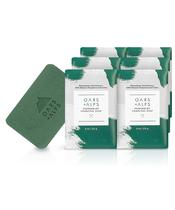 Soap Oars + Alps, esfoliante de carvão vegetal e hortelã, 180 ml, pacote com 6