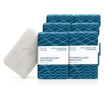 Soap Oars + Alps Superfoliante Esfoliante Masculino, Pacote com 6, 180 ml