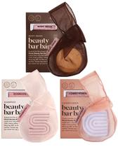Soap Saver Bag Kitsch Bar Recycled Mesh, conjunto de 3 peças de blush, terracota e chocolate
