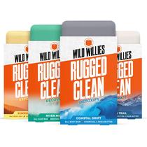 Soap Wild Willies hidratante masculino com manteiga de karité, pacote com 4