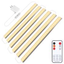 Sob as luzes do gabinete, podem acender 6 peças de 30 cm, ultrafinas, 2400 lm