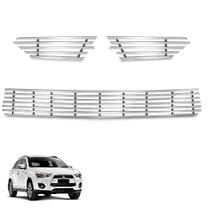 Sobre Grade ASX 2010 a 2012 Aço Inox Cromada Filetada