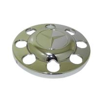 Sobre Tampa Cubo Traseiro Mercedes Benz Atego Cromada 8 Furos 11841