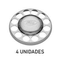 Sobre Tampa Do Cubo Da Tração Ford 3/4 4 Unidades