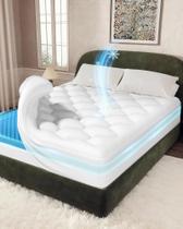 Sobrecolchão OhGeni King Size 13 cm de Espuma Viscoelástica com Gel Sobrecolchão OhGeni King Size 13 cm de Espuma Viscoelástica com Gel