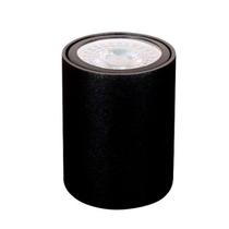 Sobrepor Vértice Redondo Sem Saída 1X PAR20 Preto Textura - Usina Design - 60014/1 P-TEXT