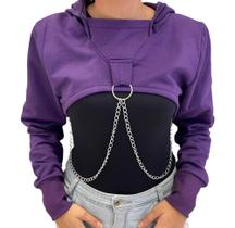 Sobreposiçao moletom corrente