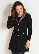 Sobretudo Casaco Moda Inverno Feminino Social Plus Size